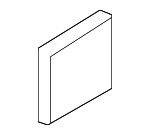 808729FV0A - Body: Door Shell Bumper for Nissan: TITAN, TITAN XD Image