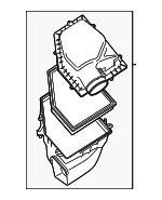 13715A1F9B8 - Engine: Air Cleaner Assembly for BMW: X5, X6, X7 Image