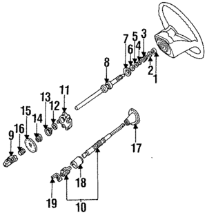 E5TZ3F540C - Steering: Shaft Shield for Ford Image