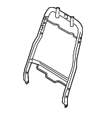 5F9Z7461018AA - Body: Seat Back Frame for Ford: Five Hundred, Freestyle, Taurus, Taurus X | Mercury: Montego, Sable Image