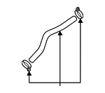 25435P0000 - : Upper Hose for Kia: Sportage Image
