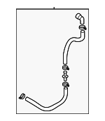25436CH000 - : Lower Hose for Kia Image