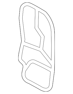 6L117070 - Engine: Engine Oil Cooler Gasket for Audi Image