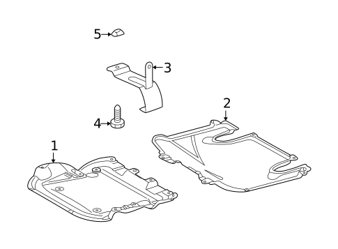 Splash Shields for 2004 Mercedes-Benz C320 #0