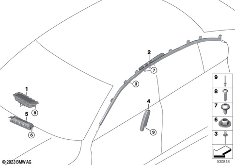 Airbag for 2019 BMW 740eX #0