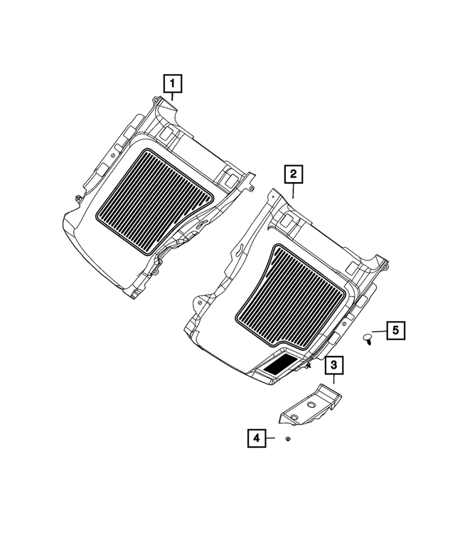 1UB82DX9AF - Interior Trim: Front Floor Carpet for Mopar Image