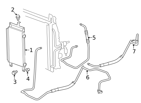 Trans Oil Cooler for 2013 Chevrolet Impala #0