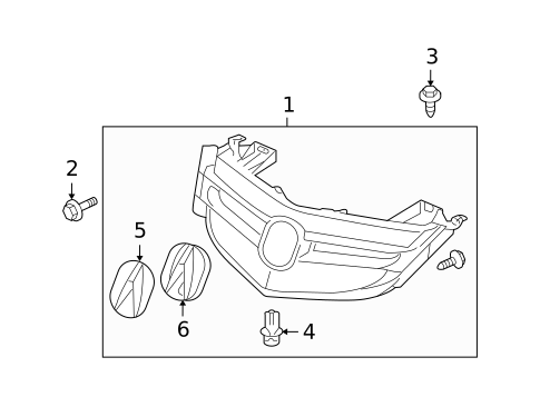 Grille & Components for 2008 Acura MDX #0