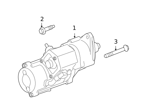 Starter for 2013 Land Rover Range Rover Sport #0