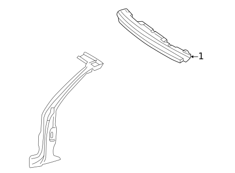 Windshield Header & Components for 1999 Mercedes-Benz CLK430 #0