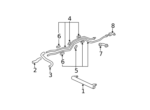 Rear Exhaust Muffler For 2000-2006 Toyota Tundra 3.4L 4.0L 4.7L – Aluminized Steel Direct Fit