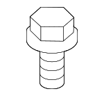 1249303127B - Body: Lower Deflector Screw for Hyundai Image