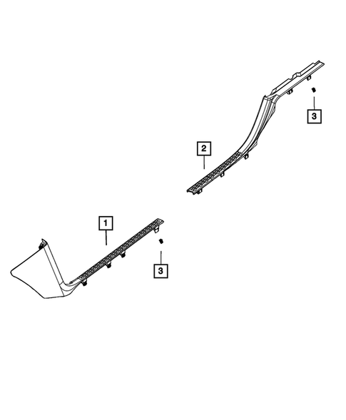 Panels - Moldings - Scuff Plates, Pillar, Cowl, 1/4 Panel Trim and Cargo Covers for 2021 Ram 1500 Classic #2