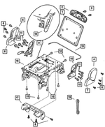 UE002T5AA - Interior Trim: Seat Back Panel for Mopar Image