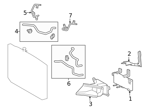 Hoses & Pipes for 2018 Lexus RX350L #0