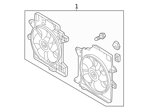Cooling Fan for 2002 Ford Escape #0