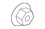 9017608057 - Body: Reinforced Bracket Nut for Scion: iQ | Toyota: Yaris Image