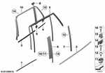 51762990317 - Vehicle Trim: Seal, Door Joint, Lower Rear for BMW Image