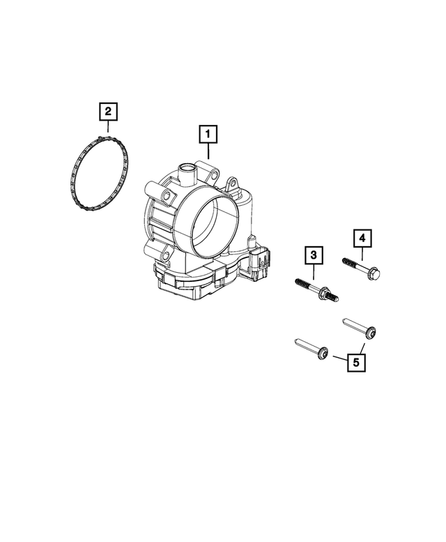 6511002AA - Fuel: Hex Flange Head Bolt, Throttle Body Attaching for Mopar Image image