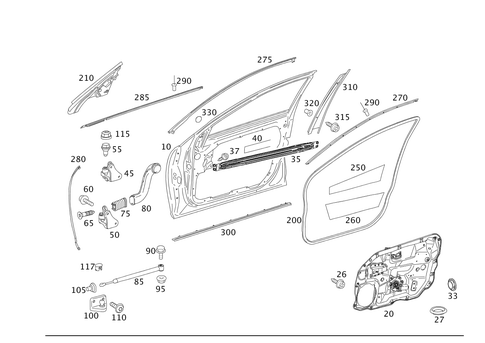 Front Doors for 2011 Mercedes-Benz S550 #0
