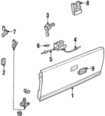 8156474730 - : Latch for Isuzu Image