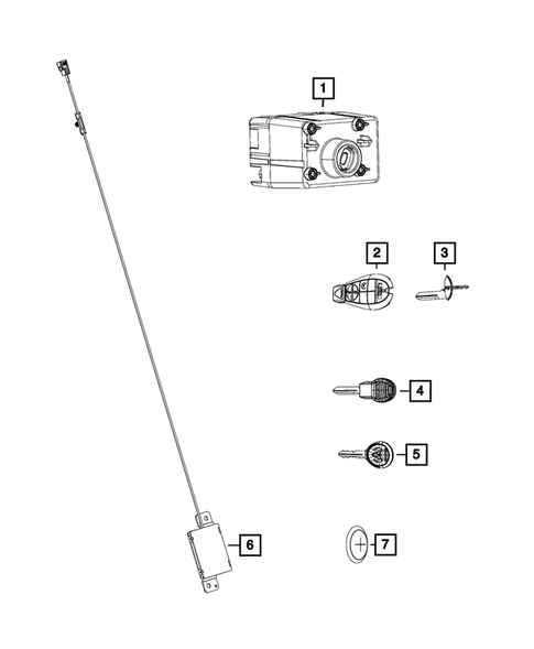 Keys, Modules and Engine Controllers for 2011 Ram 1500 #3