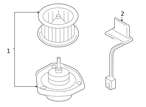 Blower Motor & Fan for 2016 Chevrolet Impala Limited #0