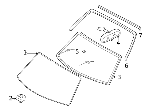 Reveal Moldings for 1999 Mazda Miata #0