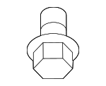 11519387 - Exhaust: Rear Reinforced Bolt for GM Image