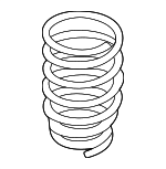 992411105AC504 - Suspension: Spring for Porsche Image image