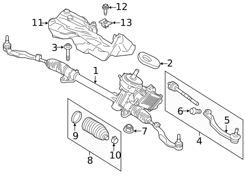 Steering Gear & Linkage for 2015 Mini Cooper #2