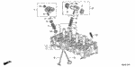 14624R40A01 - Engine: ARM ASSY., EX. ROCKER for Honda Image