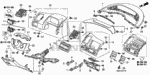 77605SNAA01ZA - Interior/Bumper: SEAL A *NH608L* (OPEN) (GUN METALLIC) for Honda Image