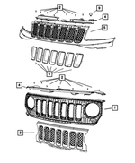 68096289AA - Exterior Ornamentation: Overslam Bumper for Mopar Image