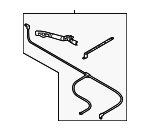 8J0971227H - Electrical: Positive Cable for Audi: TT Quattro, TT RS Quattro Image