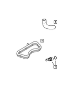 53032812AC - Engine 5.7L Eight Cylinder: Crankcase Vent Hose for Mopar Image