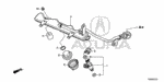 16450RGA003 - Engine: Injector Assembly, Fuel for Acura: ILX Image