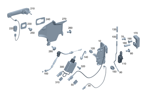 Rear Locking System for 2025 Mercedes-Benz G580 #0