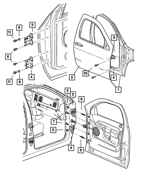 Front Door for 2007 Dodge Ram 2500 #2