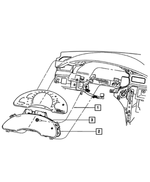 4685848AD - : Instrument Panel Cluster for Chrysler: Pacifica Image
