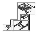 4N0881106A - Body: Seat Frame for Audi: A8 Quattro, S8 Image