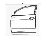670020E070 - Body: Door Shell for Lexus: RX350, RX450h Image