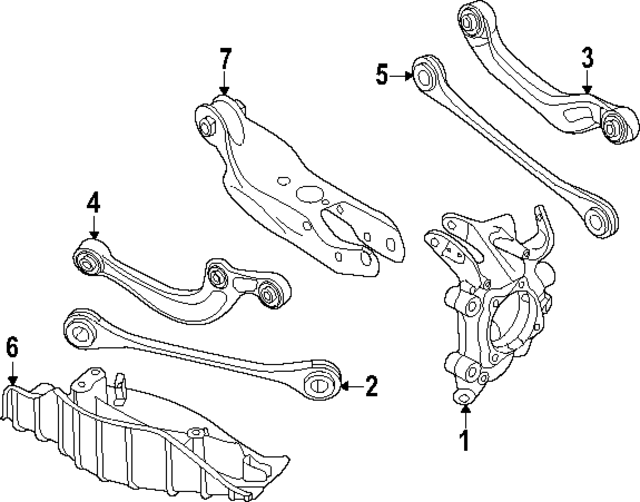 85E505311G - : Control Arm for Audi Image