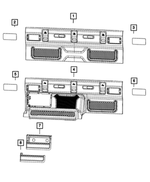 6LJ63TX7AA - Interior Trim: Access Panel for Mopar Image