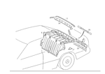 1246470216 - Rear Panel: Reinforcement for Mercedes-Benz Image