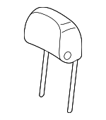 8W5881901CMRNY - Body: Headrest for Audi: A4, A4 allroad, A4 Quattro, A5 Sportback, S5 Sportback Image