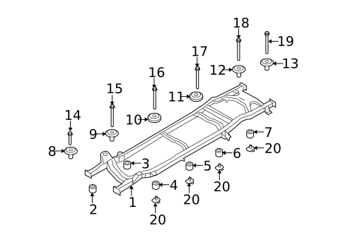 Frame & Components for 2011 Ford E-150 #0