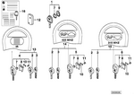 51218236594 - Bodywork: Door and Ignition Key for BMW Image