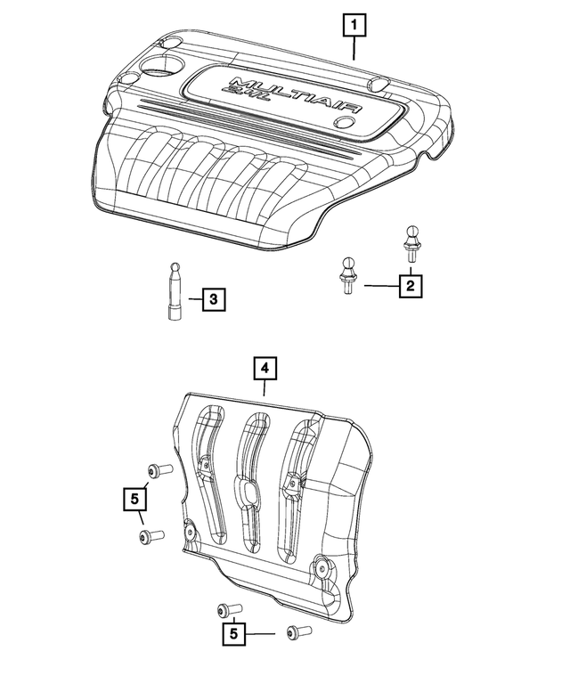 53010774AA - : Intake Manifold Cover for Mopar Image