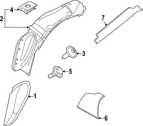 Exterior Trim - Quarter Panel for 2023 Porsche 911 #1